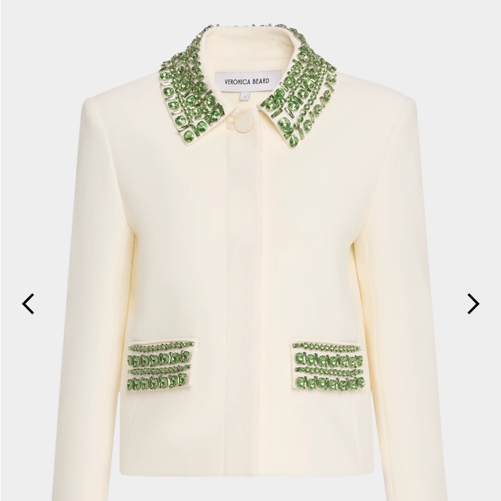 NWT Veronica Beard IMOGEN crystal embellished jacket